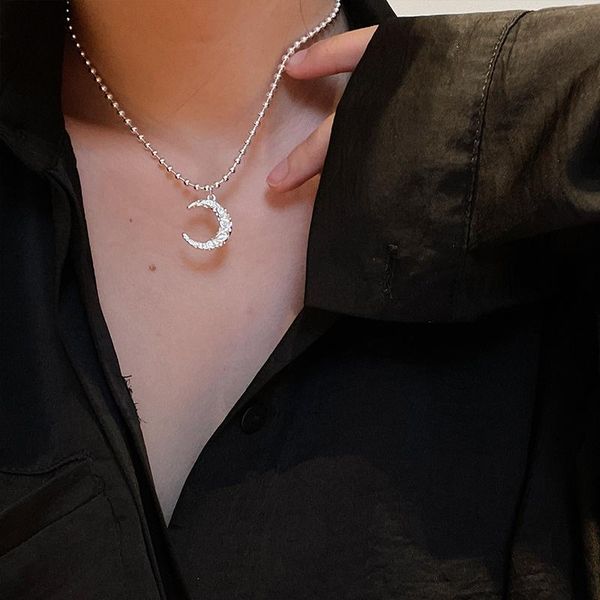 chains meyrroyu sterling silver cool moon clavicle chain fashion round beads necklace for women girl luxuries party accessories collar 
chains meyrroyu sterling silver cool moon clavicle chain fashion round beads necklace for women girl luxuries party accessories collar