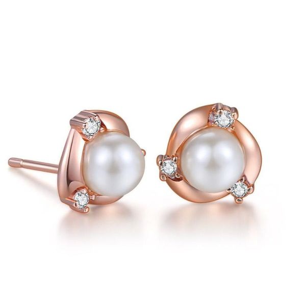 stud mgfam pearl earrings for elegant women rose gold color made by environmentail copper + austrian crystal, Golden;silver
stud mgfam pearl earrings for elegant women rose gold color made by environmentail copper + austrian crystal, Golden;silver