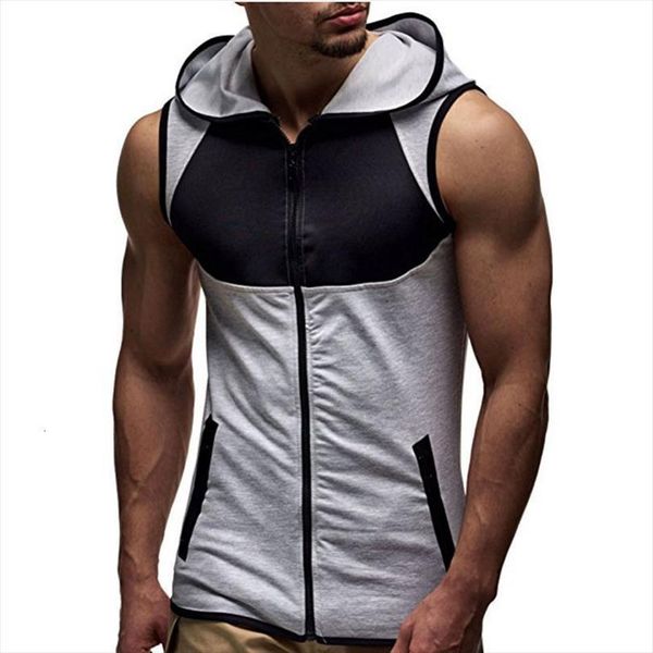 summer men sleeveless tank bodybuilding mens hoodie workout solid slim vest camiseta casual hooded sweatshirt vests my359, White;black
summer men sleeveless tank bodybuilding mens hoodie workout solid slim vest camiseta casual hooded sweatshirt vests my359, White;black