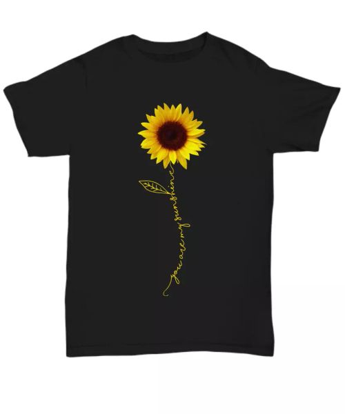 you are my sunshine love sunflower hippie life t-shirt hippy gift girl women tee, White;black
you are my sunshine love sunflower hippie life t-shirt hippy gift girl women tee, White;black