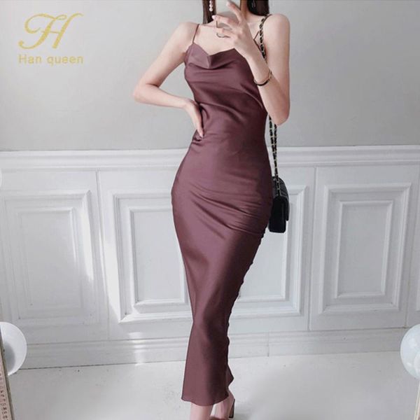 casual dresses h han queen elegant simple spaghetti strap long dress women bottoming sheath slim party vestidos korean autumn 2021, Black;gray
casual dresses h han queen elegant simple spaghetti strap long dress women bottoming sheath slim party vestidos korean autumn 2021, Black;gray