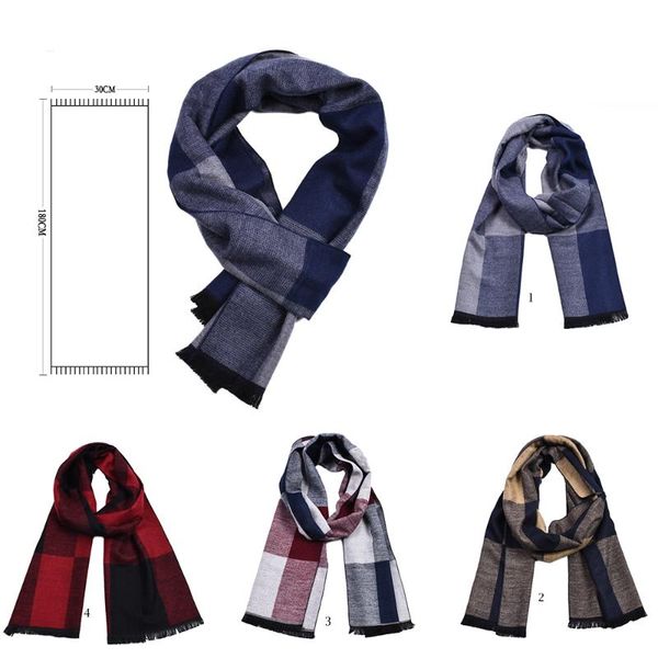 scarves european and american plaid cashmere men's scarf tassel thick warm knitted winter for men, Blue;gray
scarves european and american plaid cashmere men's scarf tassel thick warm knitted winter for men, Blue;gray