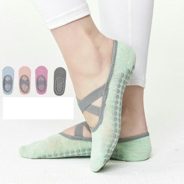 sports socks silicone yoga women's anti slip cross strap pilates cotton fitness ballet, Black
sports socks silicone yoga women's anti slip cross strap pilates cotton fitness ballet, Black