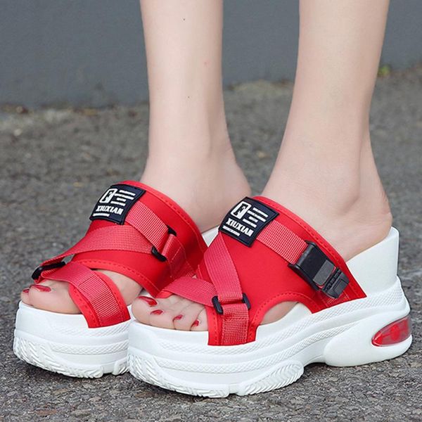 slippers summer women fashion solid color buckle thick bottom increase 10 cm comfortable air cushion leisure, Black
slippers summer women fashion solid color buckle thick bottom increase 10 cm comfortable air cushion leisure, Black