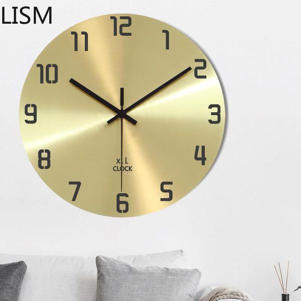 wall clocks modern design nordic art clock metal home decor living room light luxury simple golden big numbers reloj pared
wall clocks modern design nordic art clock metal home decor living room light luxury simple golden big numbers reloj pared