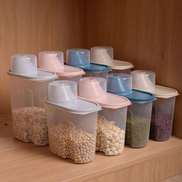 storage bottles & jars transparent food box beans grain organizer cereal dispenser with lid sealed kitchen supplies
storage bottles & jars transparent food box beans grain organizer cereal dispenser with lid sealed kitchen supplies