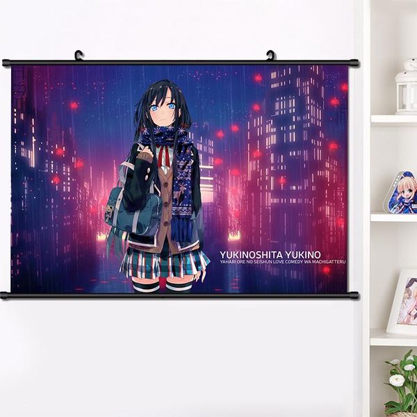 paintings isshiki iroha yuigahama yui yukinoshita oregairu season 3 anime girl wall scroll poster hanging home decor 40Ã60cm
paintings isshiki iroha yuigahama yui yukinoshita oregairu season 3 anime girl wall scroll poster hanging home decor 40Ã60cm