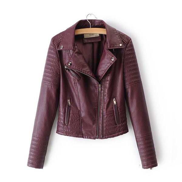 women's fashion women smooth motorcycle faux leather jackets ladies long sleeve autumn winter biker streetwear black pink coat, Black;brown
women's fashion women smooth motorcycle faux leather jackets ladies long sleeve autumn winter biker streetwear black pink coat, Black;brown