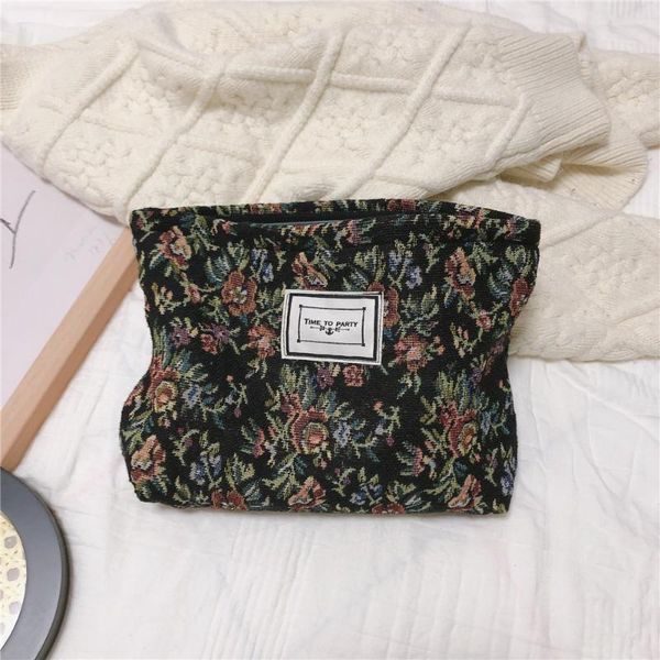 women canvas cosmetic bag jacquard fabric toiletry case large floral makeup necesserie organizer beauty travel pouch bags & cases
women canvas cosmetic bag jacquard fabric toiletry case large floral makeup necesserie organizer beauty travel pouch bags & cases
