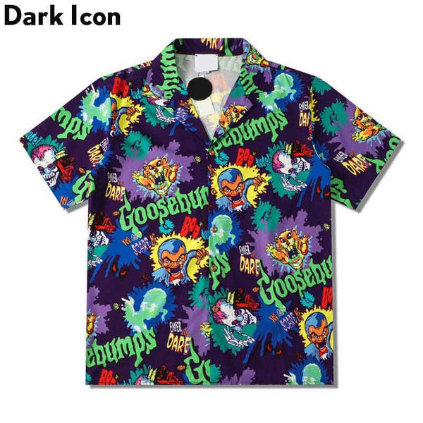 full printed hawaiian shirt men summer vintage street polo shirts for men streetwear clothing 210603, White;black
full printed hawaiian shirt men summer vintage street polo shirts for men streetwear clothing 210603, White;black