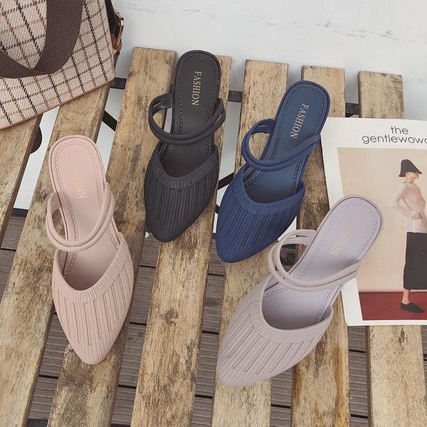 spring and summer fashion slope with outer wear half slippers two sandals baotou lazy comfortable non-slip women, Black
spring and summer fashion slope with outer wear half slippers two sandals baotou lazy comfortable non-slip women, Black