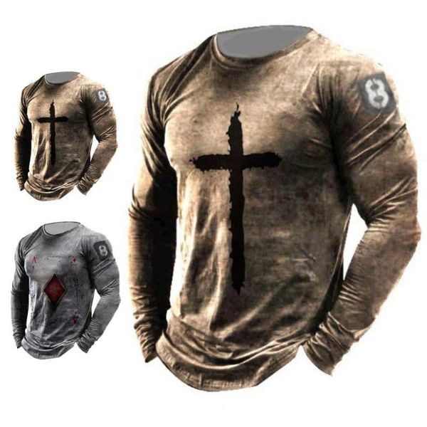 men's t-shirts drop autumn shirt vintage print streetwear round neck pullover long spring sleeve for daily wear, White;black
men's t-shirts drop autumn shirt vintage print streetwear round neck pullover long spring sleeve for daily wear, White;black