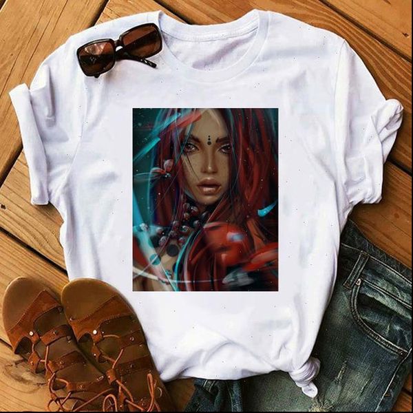 summer harajuku cartoon girls women printed leisure and comfort fashion short sleeves shirts, White
summer harajuku cartoon girls women printed leisure and comfort fashion short sleeves shirts, White