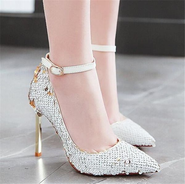 dress shoes pxelena european bling stiletto high heel women sequined ankle strap nightclub party wedding pumps ladies, Black
dress shoes pxelena european bling stiletto high heel women sequined ankle strap nightclub party wedding pumps ladies, Black
