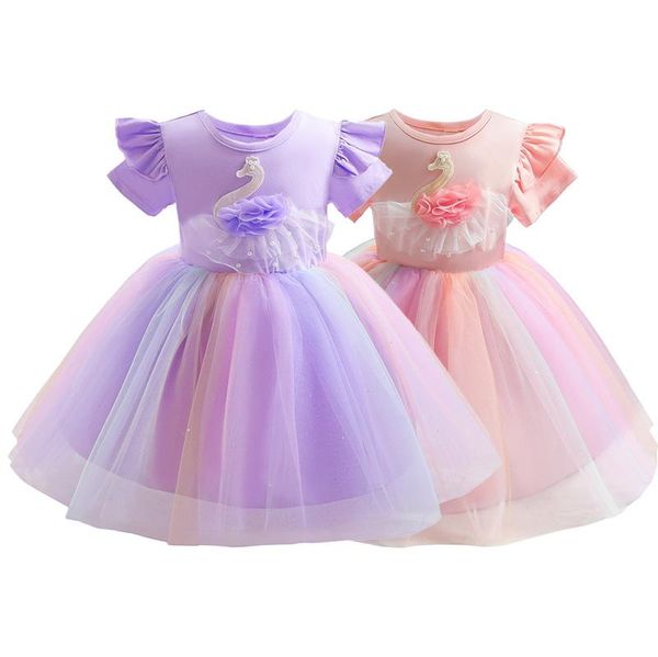 {sweet baby} girls summer dress for kids short sleeve swan princess dresses 3 - 8 years old children girl's, Red;yellow
{sweet baby} girls summer dress for kids short sleeve swan princess dresses 3 - 8 years old children girl's, Red;yellow