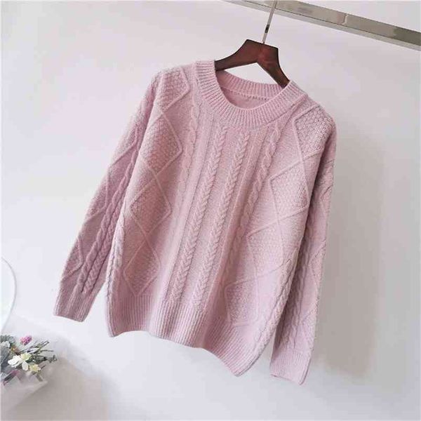 sweater women autumn winter solid color base long sleeve round neck fashion loose slim female 210427, White;black
sweater women autumn winter solid color base long sleeve round neck fashion loose slim female 210427, White;black