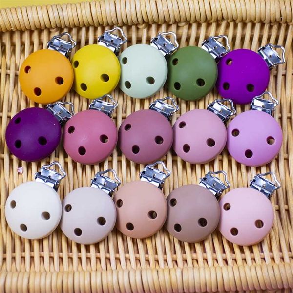 10/20/50 pcs 35 mm round silicone pacifier clips solid no-rusty silicon diy baby chew holder dummy chain clasps adapter 220209
10/20/50 pcs 35 mm round silicone pacifier clips solid no-rusty silicon diy baby chew holder dummy chain clasps adapter 220209