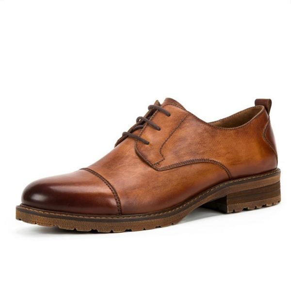dress shoes luxury italian genuine leather men fashion retro lace up brown wedding office handmade formal oxford, Black
dress shoes luxury italian genuine leather men fashion retro lace up brown wedding office handmade formal oxford, Black