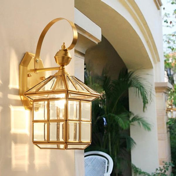 outdoor wall lamps american style led waterproof cooper light vintage lamp mounted surface garden
outdoor wall lamps american style led waterproof cooper light vintage lamp mounted surface garden