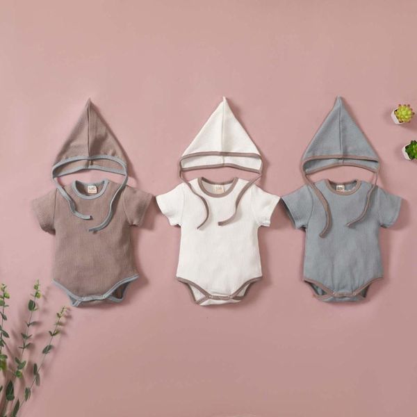 rompers toddler baby summer solid bodysuit cotton romper + hat outfits boy clothes set ropa niña roupa infantil menina de bebé, Blue
rompers toddler baby summer solid bodysuit cotton romper + hat outfits boy clothes set ropa niña roupa infantil menina de bebé, Blue