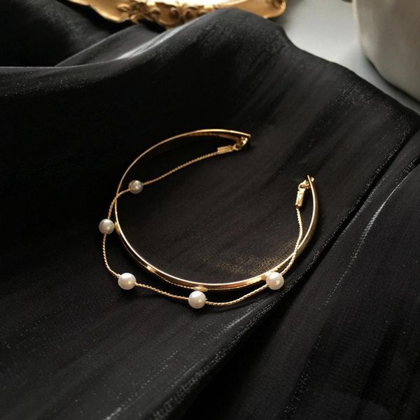 bangle fashion korean metal gold plated two layers chain pearl ladies jewelry girl gift | selling bracelets, Black
bangle fashion korean metal gold plated two layers chain pearl ladies jewelry girl gift | selling bracelets, Black