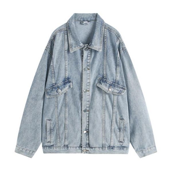 women's jackets spring autumn tooling loose large size denim coats casual trendy lady overcoats jeans clothing solid mujer, Black;brown
women's jackets spring autumn tooling loose large size denim coats casual trendy lady overcoats jeans clothing solid mujer, Black;brown