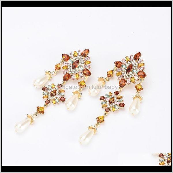 charm jewelry drop delivery 2021 multi-layer alloy diamond rhinestone flower pearl earrings 37yza, Golden
charm jewelry drop delivery 2021 multi-layer alloy diamond rhinestone flower pearl earrings 37yza, Golden