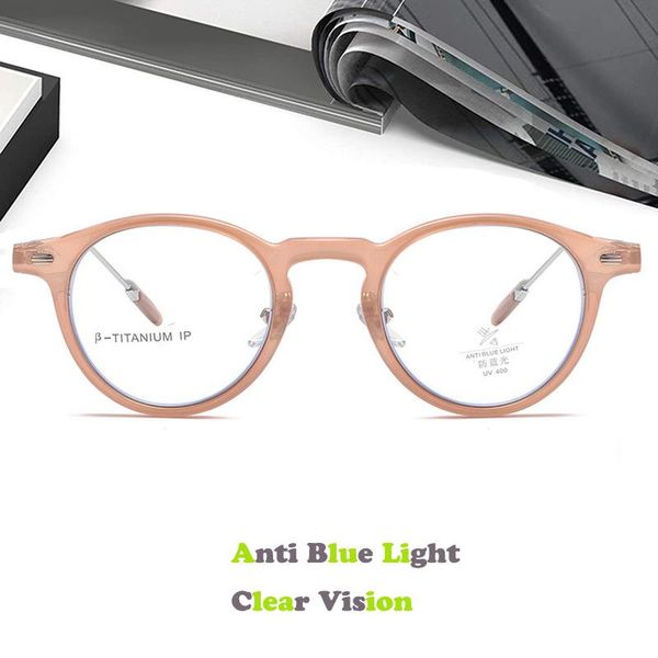 sunglasses 2021 retro titanium anti blue light high definition glasses blocking pc lens reading eyewear, White;black
sunglasses 2021 retro titanium anti blue light high definition glasses blocking pc lens reading eyewear, White;black