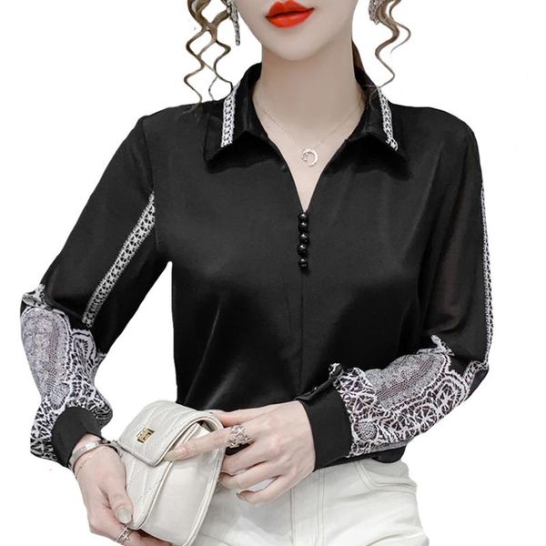 women's blouses & shirts 2021 spring autumn women shirt elegant print chiffon blouse turn down collar fashion long sleeve ol roupas fe, White
women's blouses & shirts 2021 spring autumn women shirt elegant print chiffon blouse turn down collar fashion long sleeve ol roupas fe, White