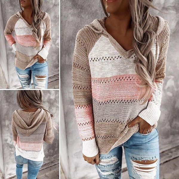 women's sweaters ladies autumn est long-sleeved thin sweater trendy loose striped hooded hollow womens plus size s-5xl, White;black
women's sweaters ladies autumn est long-sleeved thin sweater trendy loose striped hooded hollow womens plus size s-5xl, White;black