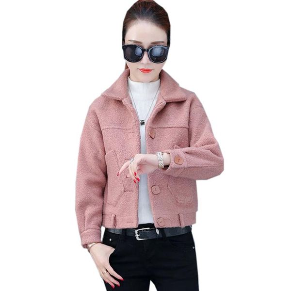 women's wool & blends women woolen short coats winter single breasted jackets female solid color casual cashmere fp1720, Black
women's wool & blends women woolen short coats winter single breasted jackets female solid color casual cashmere fp1720, Black