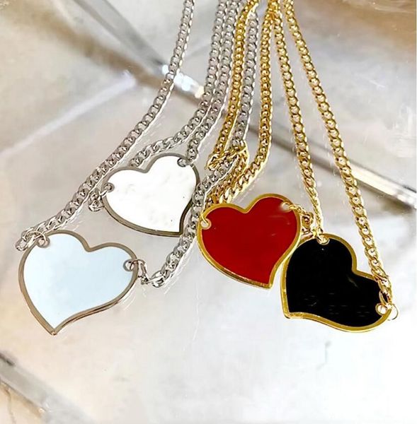 european american hip-hop alphabet necklace love heart-shaped enamel tide niche temperament simple and sweet clavicle sweater chain fast del, Silver
european american hip-hop alphabet necklace love heart-shaped enamel tide niche temperament simple and sweet clavicle sweater chain fast del, Silver
