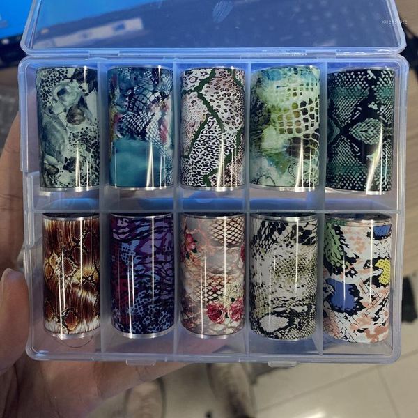 10pcsx1m prints/snake holographic designs nail transfer foils decals for trending nails 10 in box exotic foil1, Black
10pcsx1m prints/snake holographic designs nail transfer foils decals for trending nails 10 in box exotic foil1, Black