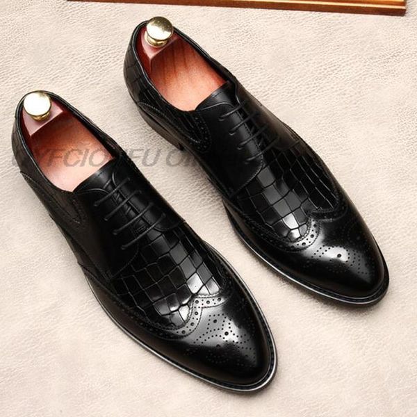 dress shoes handmade black mens formal genuine leather wedding business lace up men oxford pointed brogue 5zzp
dress shoes handmade black mens formal genuine leather wedding business lace up men oxford pointed brogue 5zzp