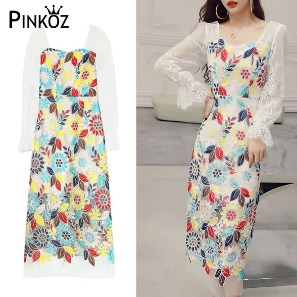 sunflower embroidery square collar lace long sleeve spring summer femme robe dress women party daily dresses 210421, Black;gray
sunflower embroidery square collar lace long sleeve spring summer femme robe dress women party daily dresses 210421, Black;gray