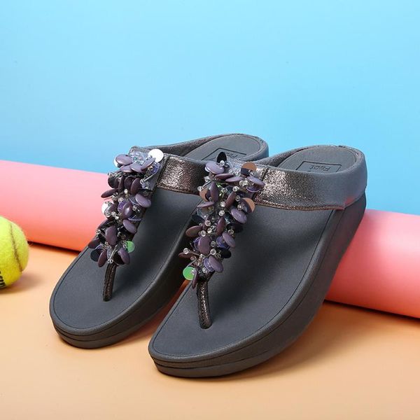 slippers women shoes summer bohemia floral beach fashion thick bottom wedge clip-on flip flops for platform, Black
slippers women shoes summer bohemia floral beach fashion thick bottom wedge clip-on flip flops for platform, Black