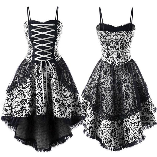 casual dresses plus size vintage women lace layered dip hem sleeveless bandage corset dress cosplay club party fashion 0qmo, Black;gray
casual dresses plus size vintage women lace layered dip hem sleeveless bandage corset dress cosplay club party fashion 0qmo, Black;gray