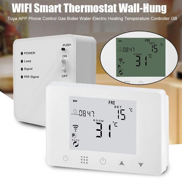 smart home control wifi thermostat wall-hung tuya app phone programmable gas boiler water electric heating temperature controller
smart home control wifi thermostat wall-hung tuya app phone programmable gas boiler water electric heating temperature controller