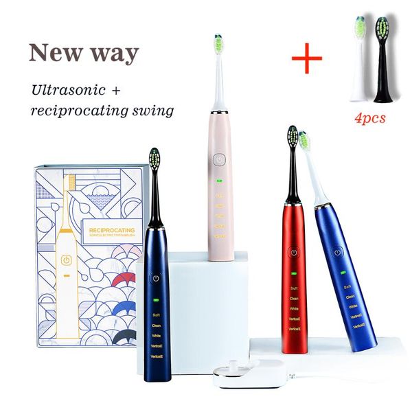 sonic electric toothbrush usb wireless charging with replaceable 4 brush heads ipx7 waterproof 1800mah smart
sonic electric toothbrush usb wireless charging with replaceable 4 brush heads ipx7 waterproof 1800mah smart