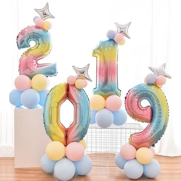 party decoration 17pcs/set 32inch rainbow number foil balloons air balloon birthday decorations kids 1st happy supplies
party decoration 17pcs/set 32inch rainbow number foil balloons air balloon birthday decorations kids 1st happy supplies