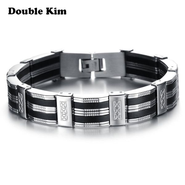 classic men's customized charm bracelet titanium steel stainless material fashion simple jewelry bangle, Black
classic men's customized charm bracelet titanium steel stainless material fashion simple jewelry bangle, Black