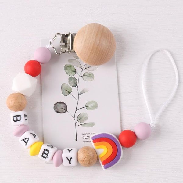 pacifiers# diy personalized name silicone baby pacifier clip chain nipple with rainbow holder for born gift
pacifiers# diy personalized name silicone baby pacifier clip chain nipple with rainbow holder for born gift