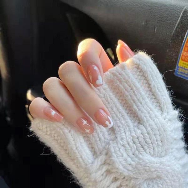 false nails fake long flat-headed skin tone love wear nail stickers finished 24 with glue shra889, Red;gold
false nails fake long flat-headed skin tone love wear nail stickers finished 24 with glue shra889, Red;gold