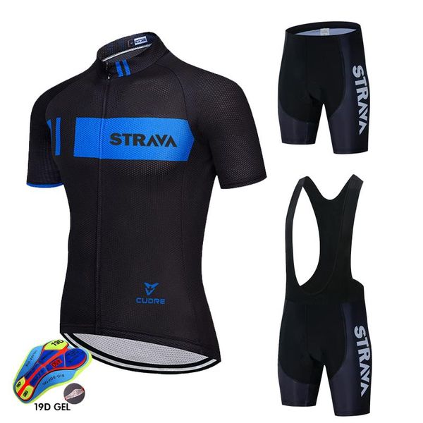 cycling jersey set strava road mountain bike clothing mtb bicycle sportswear suit clothes for mans racing sets, Black;blue
cycling jersey set strava road mountain bike clothing mtb bicycle sportswear suit clothes for mans racing sets, Black;blue