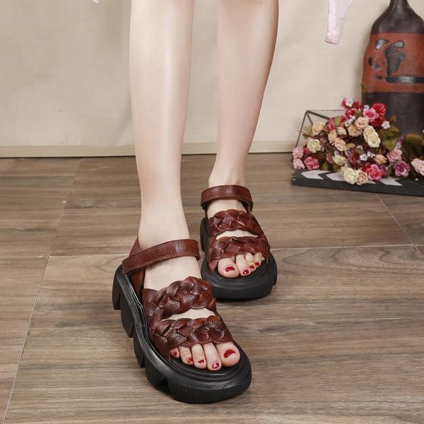 original 2021 spring and summer women sandals 5cm thick bottomed platform shoes genuine leather slippers style, Black
original 2021 spring and summer women sandals 5cm thick bottomed platform shoes genuine leather slippers style, Black