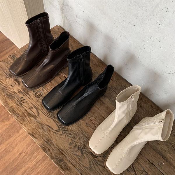 boots zipper lady boots-women autumn shoes winter footwear luxury designer flat heel 2021 rubber sports ankle med fashion square, Black
boots zipper lady boots-women autumn shoes winter footwear luxury designer flat heel 2021 rubber sports ankle med fashion square, Black