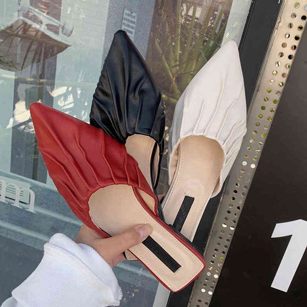 slippers baielhou women mules sandal spring fashion brand plested slip on pointed toe slipper flat casual shallow slides zapatos m, Black
slippers baielhou women mules sandal spring fashion brand plested slip on pointed toe slipper flat casual shallow slides zapatos m, Black