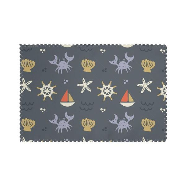mats & pads set of 6 cute sailing crabs placemats for dining table place mat in kitchen accessories cup wine
mats & pads set of 6 cute sailing crabs placemats for dining table place mat in kitchen accessories cup wine