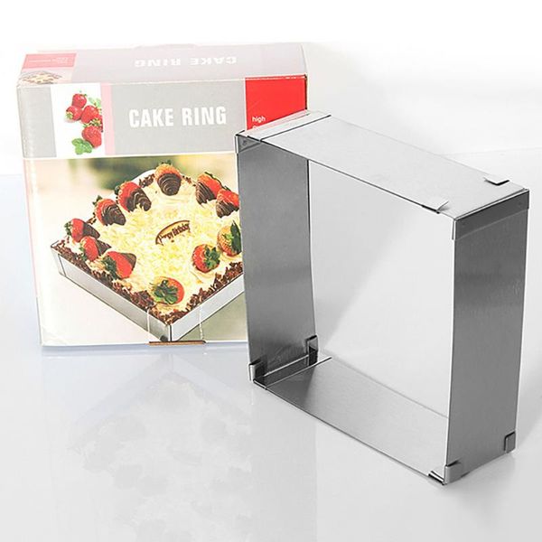 adjustable stainless steel cake mould baking square form ring home kitchen tool accessories manual convenience 2021 & pastry tools
adjustable stainless steel cake mould baking square form ring home kitchen tool accessories manual convenience 2021 & pastry tools
