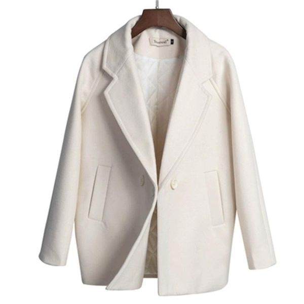women's suits & blazers fashion women jacket winter woolen coat female version of the loose large size 5xl thickening plus cotton, White;black
women's suits & blazers fashion women jacket winter woolen coat female version of the loose large size 5xl thickening plus cotton, White;black